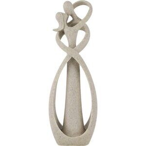 New Kissing Lovers Statue Abstract Resin Sculpture for Romantic Home Decor